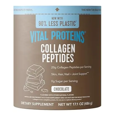 Vital Proteins, Collagen Peptides, Коллагеновые пептиды, шоколад, 486 г