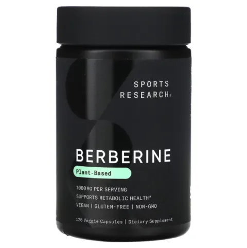 Sports Research, Berberine, берберин, 500 мг, 120 растительных капсул