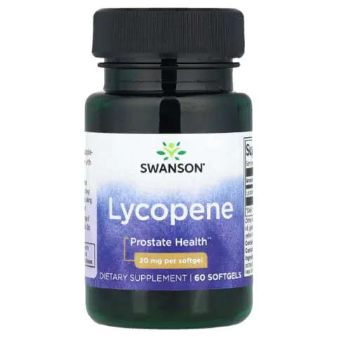 Swanson, Lycopene, Ликопин, 20 мг, 60 мягких таблеток