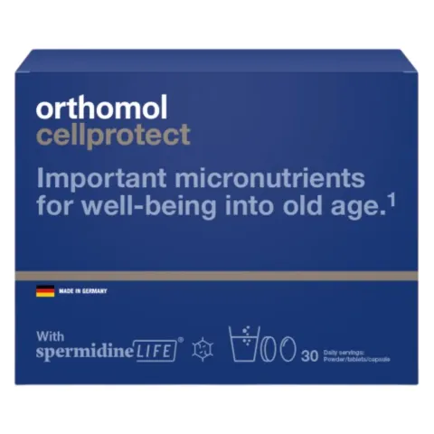 Orthomol Cellprotect, Ортомол Селпротект, саше + таблетки + капсулы на 30 дней