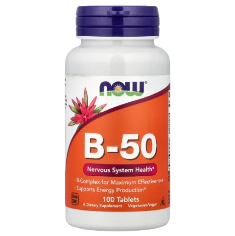 NOW Foods, B-50, 100 таблеток