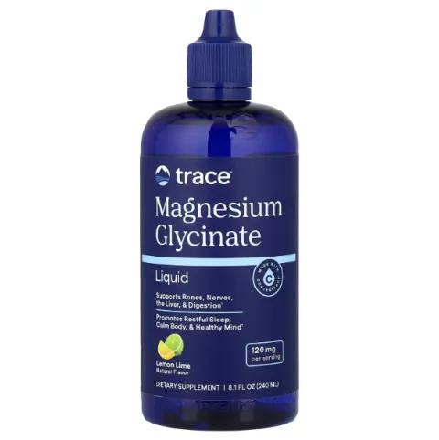Trace, suyuq magniy glisinati, limon-laym, 240 ml