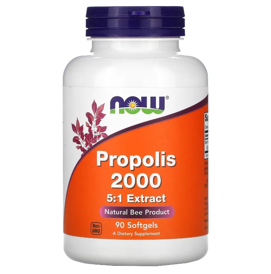 NOW Foods, Propolis 2000, 90 kapsula