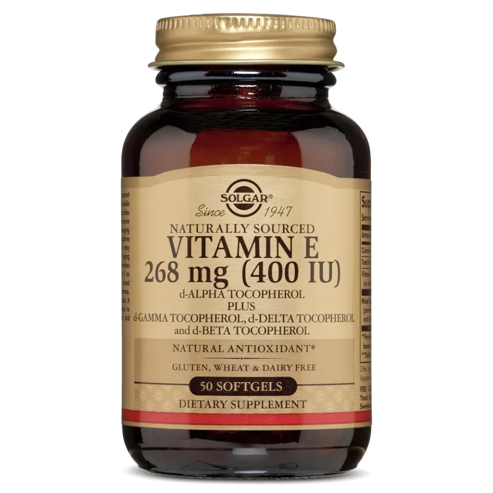 Solgar, E vitamini, (400 IU) 50 geleviy kapsula
