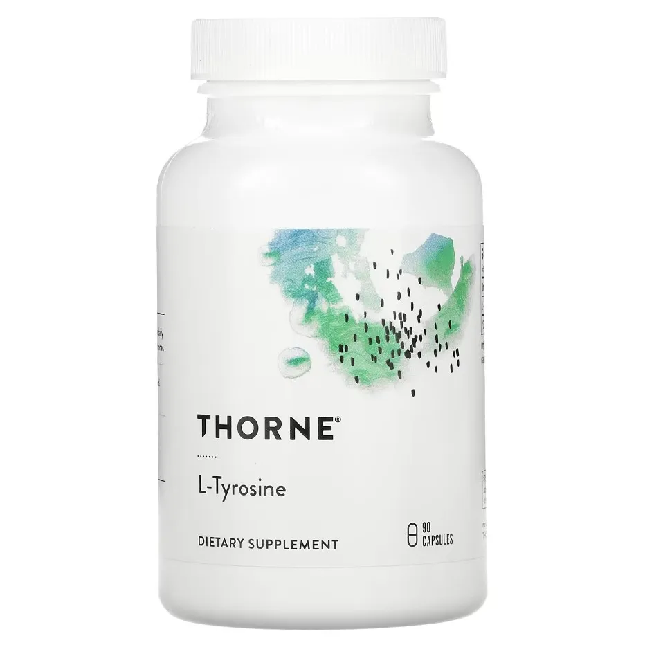 Thorne, L-tirozin 500 mg, 90 kapsula
