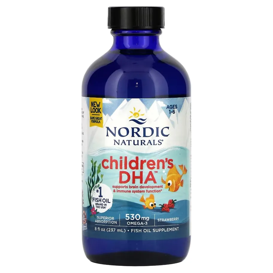 Nordic Naturals, ДГК для детей, Childrens DHA от 1 до 6 лет, 237 мл