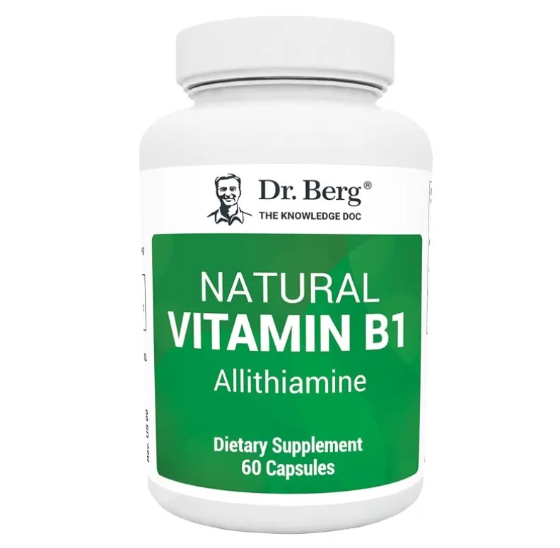 Dr. Berg Toza vitamin B1 Altiamin, 50 mg, 60 kapsula