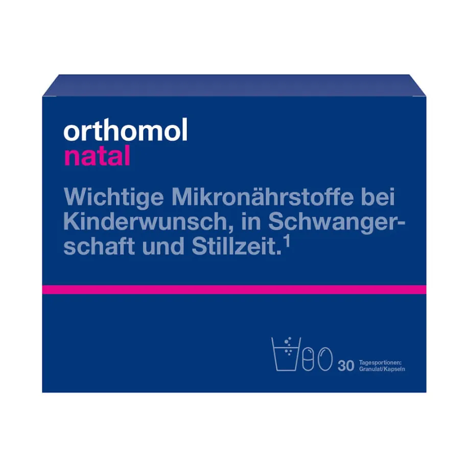 Orthomol Natal, kukun + kapsulalar (30 kun)