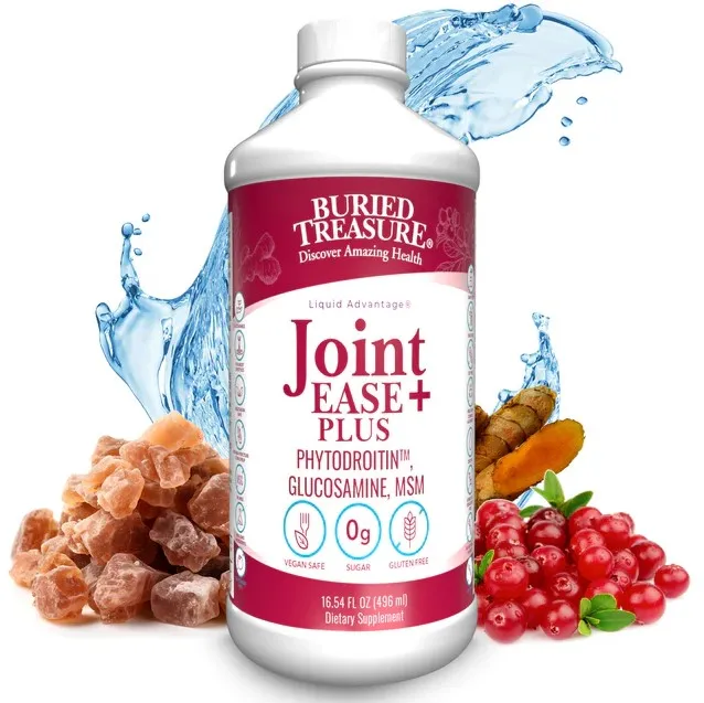 Buried Treasure, Joint Ease Plus, Глюкозамин, хондроитин с МСМ и куркумой, Добавка для поддержки суставов, 496 мл