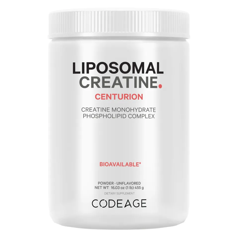 Codeage, Liposomal kreatin, monohidrat-fosfolipid kompleksi, ta'msiz, 5000 mg, 455 g
