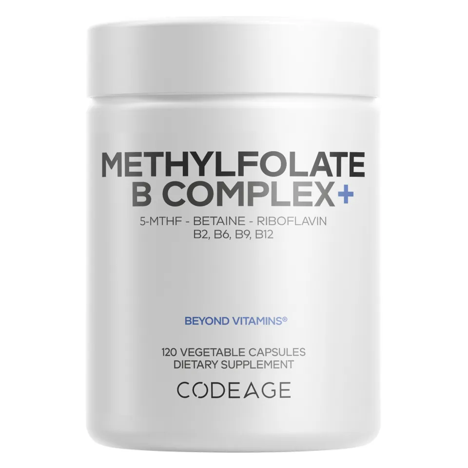 Codeage, Metilfolat B kompleksi, 120 kapsula