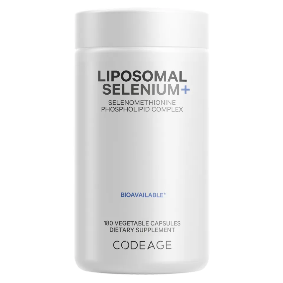Codeage, Liposomal Selen +, 200 mkg, 180 kapsula