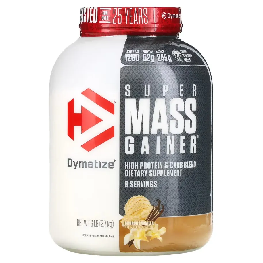 Dymatize, Super Mass Gainer, vanilla ta'mi, 2,7 kg