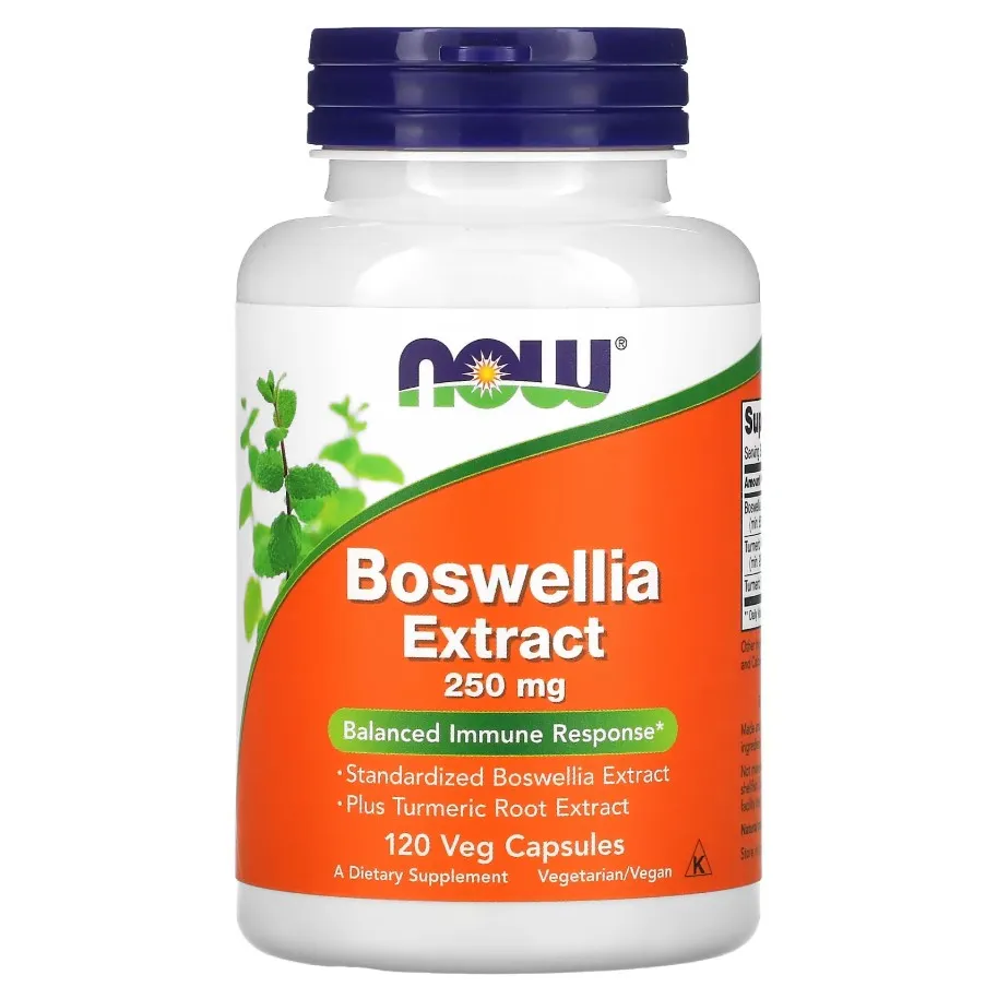 NOW Foods, Экстракт босвеллии, Boswellia Extract, 250 мг, 120 вегетарианских капсул
