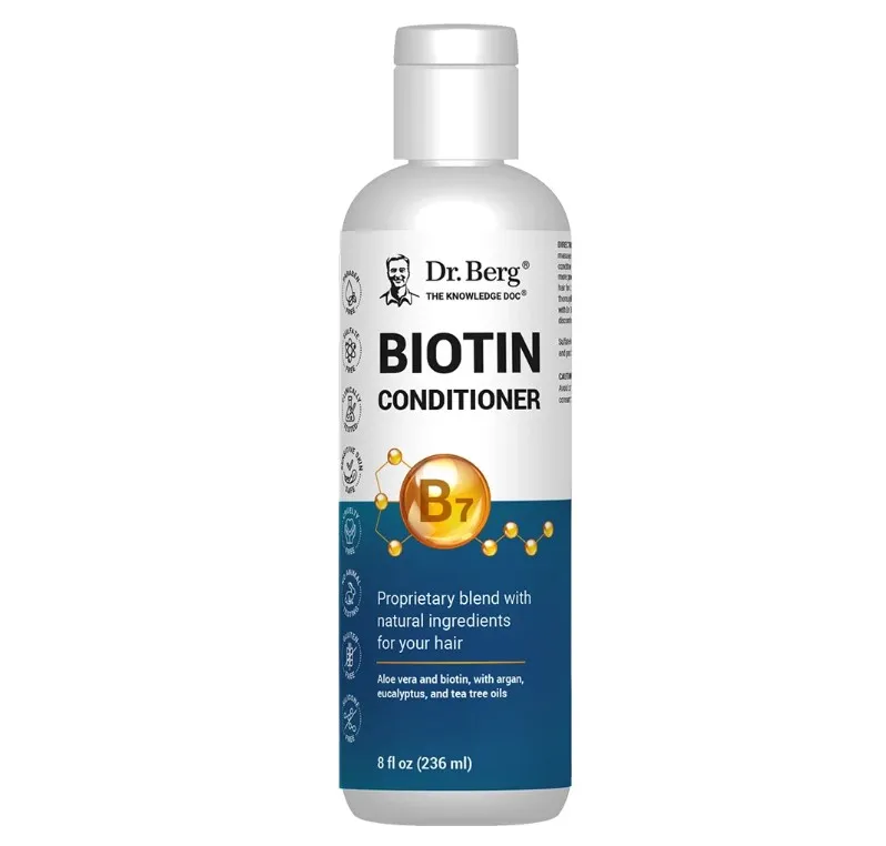 Dr. Berg, Biotin Conditioner, Sochlar uchun biotinli konditsioner, 236 ml