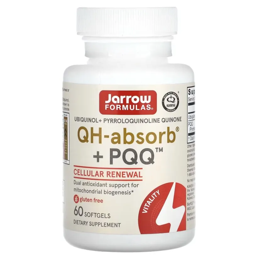 Jarrow Formulas, QH-Absorb + PQQ, 60 kapsula
