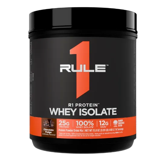 Rule One Proteins, сывороточный изолят, со вкусом шоколадной помадки, 448 г