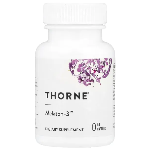 Thorne, Melatonin 3 mg, 60 kapsula