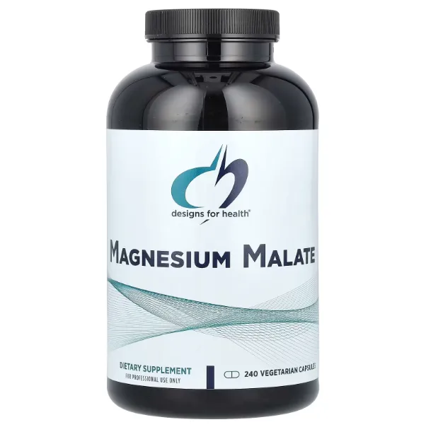 Designs For Health, magniy malat, 240 vegetarian kapsulalar