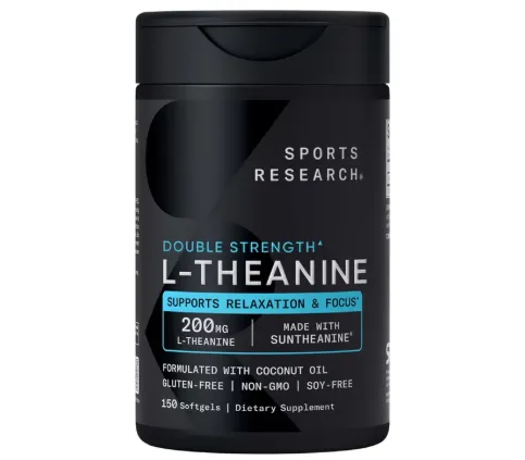Sports Research, Л-теанин, L-Theanine, 200 мг, 150 капсул