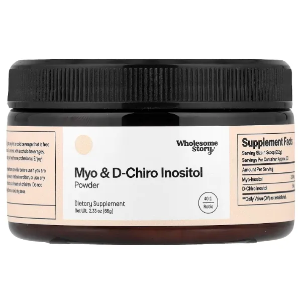 Wholesome Story, Myo va D-Chiro Inositol 40:1 kukuni, 66 g