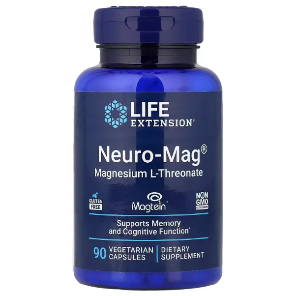 Life Extension, Neyro-Mag, Magniy L-Treonat, 90 kapsula