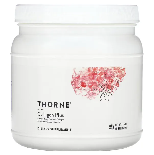 Thorne, Collagen Plus, Rezavorlar ta'mi, 495 g