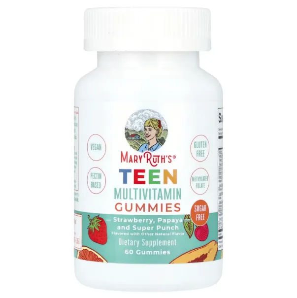 MaryRuths, o'smirlar uchun multivitamin, 60 jele